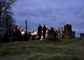 Christians pray the Lord’s Prayer 100 times at St. Patrick’s grave in Ireland for peace and unity
