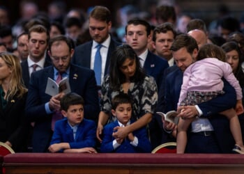 U.S. Vice President JD Vance attends Vatican Good Friday service