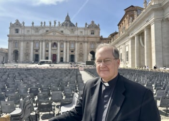 ‘A pope of mercy’: Priests from around the world mourn Pope Francis in St. Peter’s Square