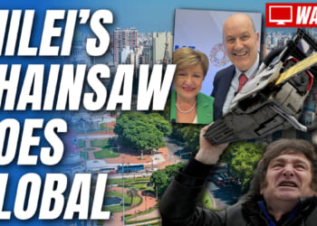Milei Gifts IMF Chief Official Chainsaw Pin as Currency Floatation Defies Doomsayers – Guido Fawkes