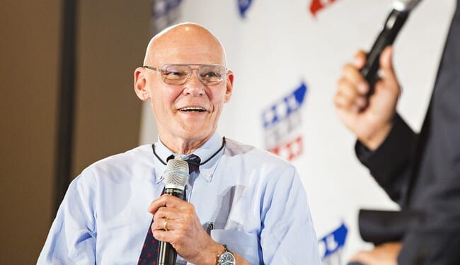 James Carville Says Businesses and Law Firms that Work with Trump Remind Him of Hitler’s Collaborators – Twitchy