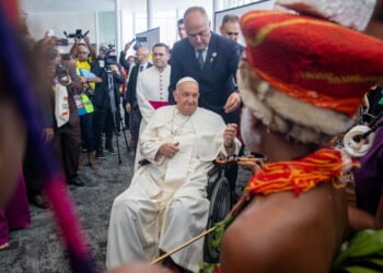 This map shows Pope Francis’ many apostolic journeys abroad