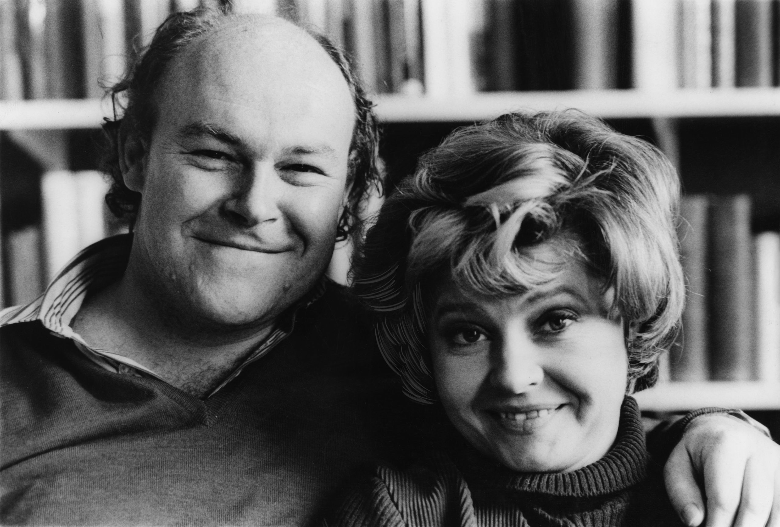 English actors Timothy West and his wife Prunella Scales, November 1977. (Photo by Roy Jones/Evening Standard/Hulton Archive/Getty Images)