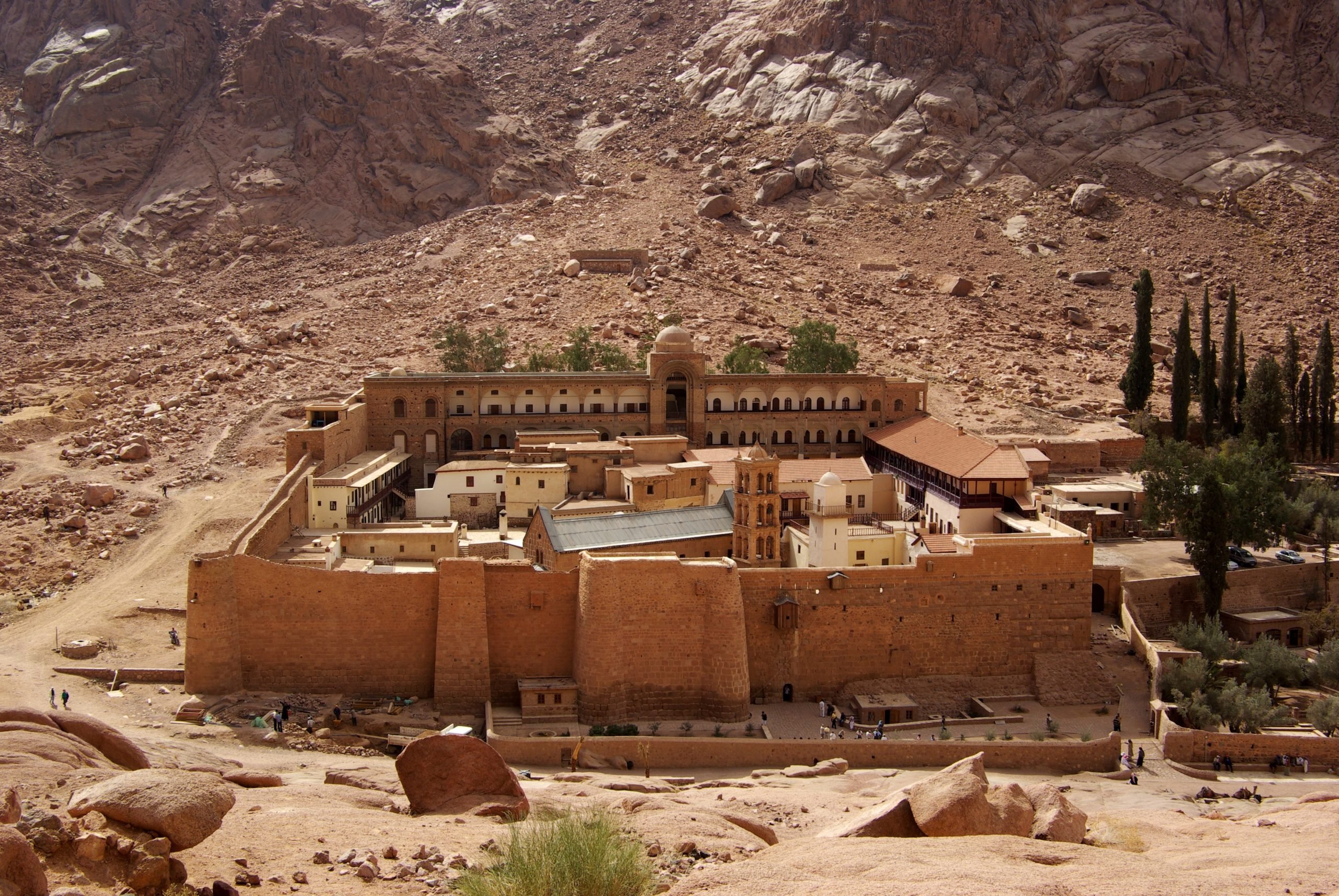Saint Catherine's Monastery, Sinai, Egypt. Photo dated 9 November 2010. (Wikimedia Commons/Public/By Berthold Werner - Own work, CC BY-SA 3.0, https://commons.wikimedia.org/w/index.php?curid=12215773)
