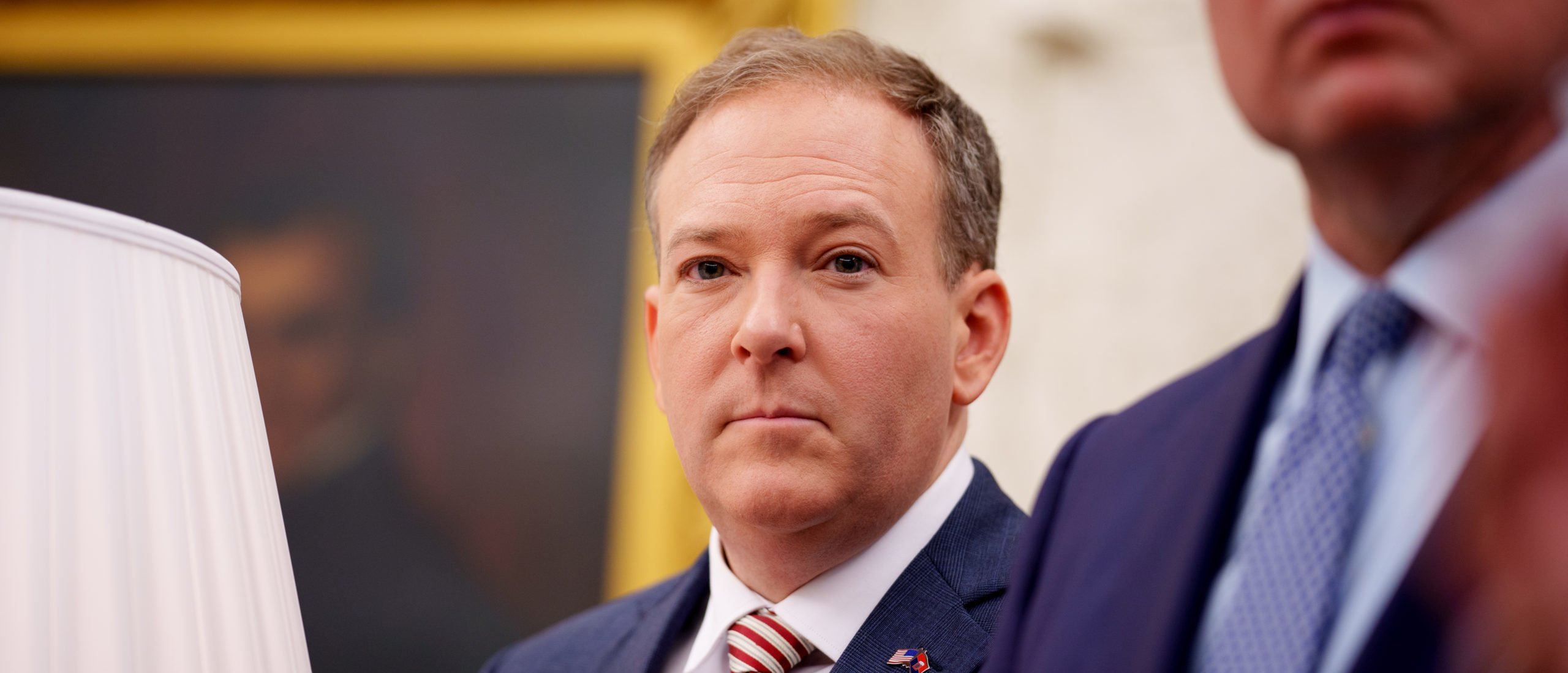 EPA Administrator Lee Zeldin attends a meeting with U.S. President Donald Trump and NATO Secretary General Mark Rutte in the Oval Office of the White House on March 13, 2025 in Washington, DC. (Photo by Andrew Harnik via Getty Images)