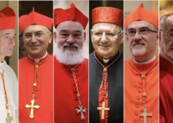 Who are the Middle Eastern cardinals participating in the conclave?