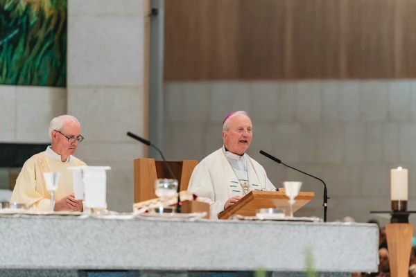 In his homily during a Mass of healing at the rally, Bishop Donal McKeown of Derry highlighted the rosary as a transformative tool for profound spiritual renewal and missionary engagement in the modern world. Credit: Photo courtesy of All Ireland Rosary Rally
