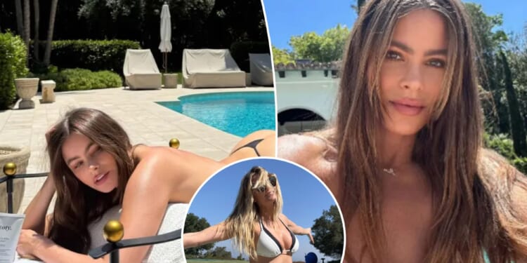 Sofía Vergara Makes a Cheeky Statement in Thong Bikini — and Gets Heidi Klum’s Attention