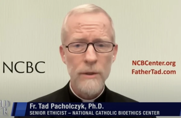 National Catholic Bioethics Center senior ethicist Father Tad Pacholczyk. Credit: