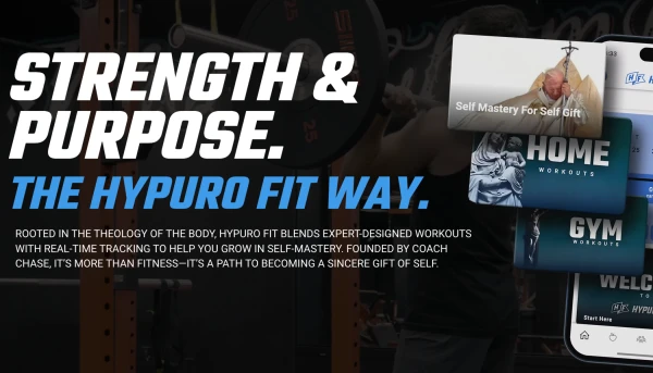 Hypuro Fit roots its programing in St. John Paul II’s theology of the body and encourages its members to trade the mentality of needing to achieve the perfect