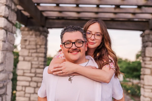Craig Soto II and Sidney Soto, Life-Giving Wounds alumni, celebrate their engagement April 2024. Credit: Photo ourtesy of Paoletti Photography