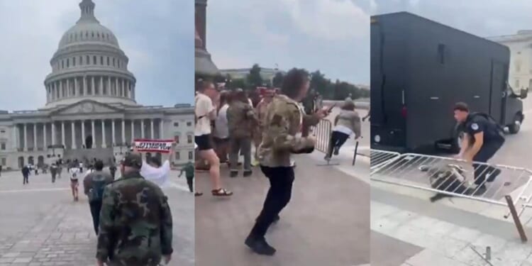 Anti-ICE rioters BREACH barricades at U.S. Capitol, dozens arrested