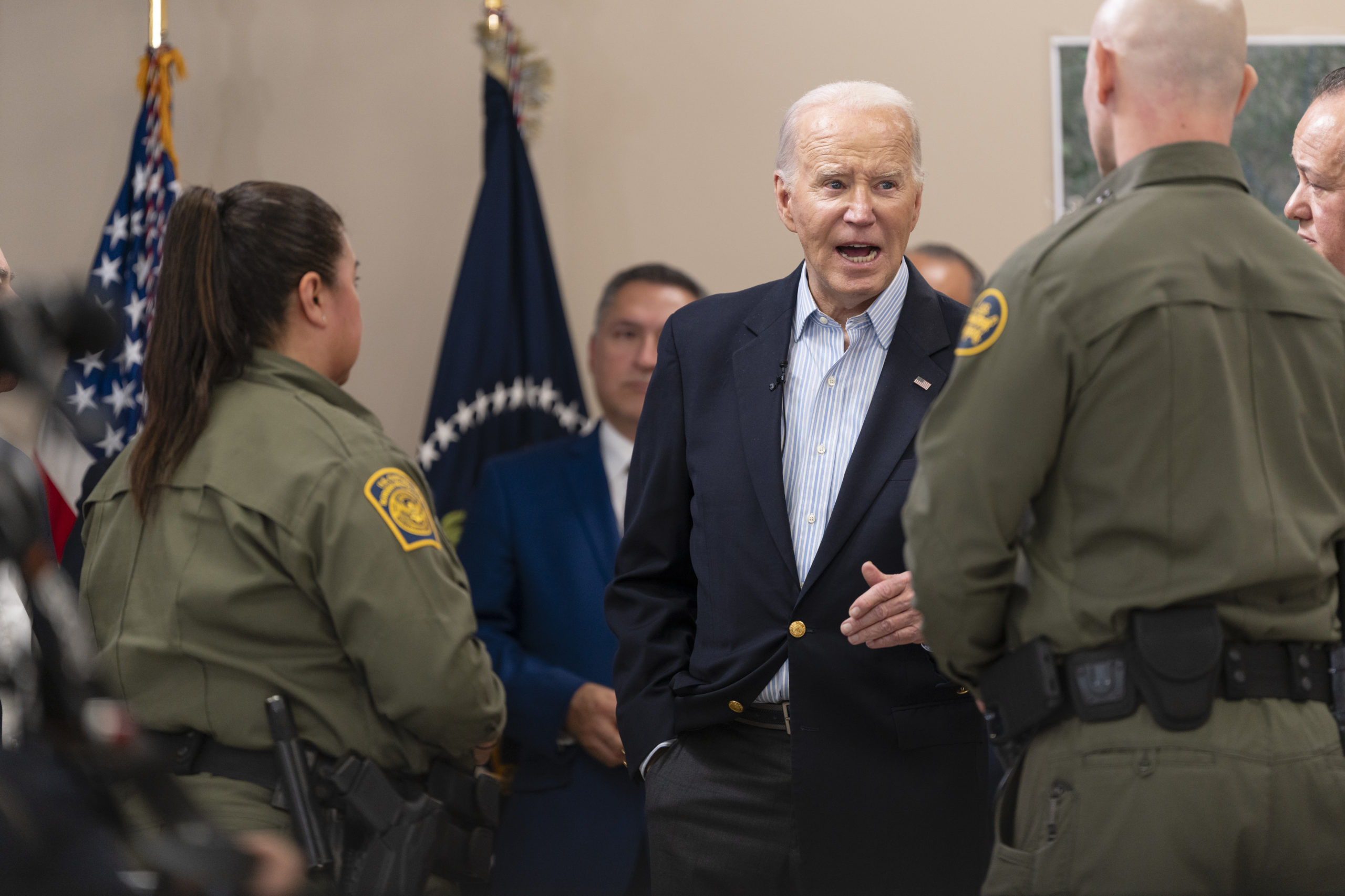 President Biden Delivers Remarks At Border Patrol Station in Brownsville, Texas