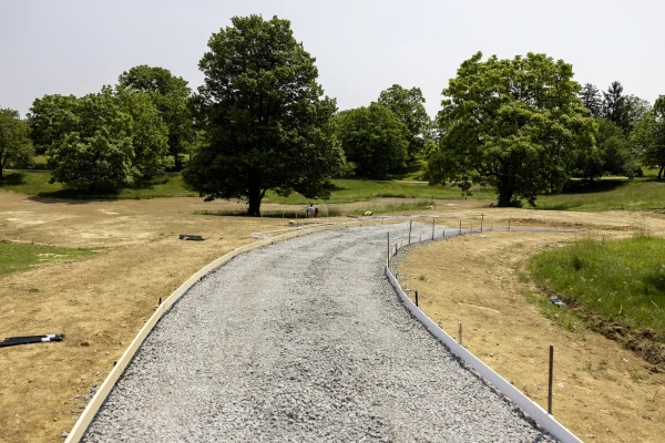 The reproduction of the Via Dolorosa curves through the property of the life-sized Stations of the Cross, in Maysville, Kentucky, Tuesday, June 3, 2025. Credit: Tammie Brown Photography
