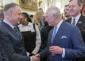 The King honours Mission Aviation Fellowship