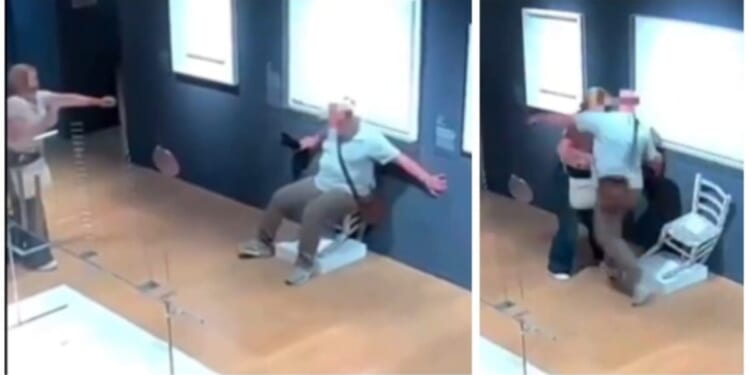 Video captures tourist crushing crystal studded ‘Van Gogh’ chair after sitting on it at art museum