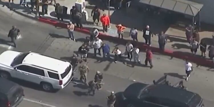 Violent mob rams Border Patrol, HSI vehicles in LA, attacks agents during ‘lawful operation’