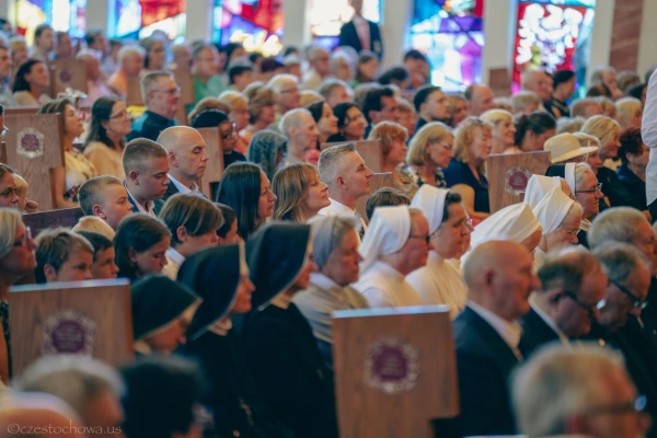 Pilgrims gather for the jubilee Mass to celebrate the 70th anniversary of the The National Shrine of Our Lady of Czestochowa in Doylestown, Pennsylvania, Sunday, June 29, 2025. Credit: Courtesy of the National Shrine of Our Lady of Czestochowa