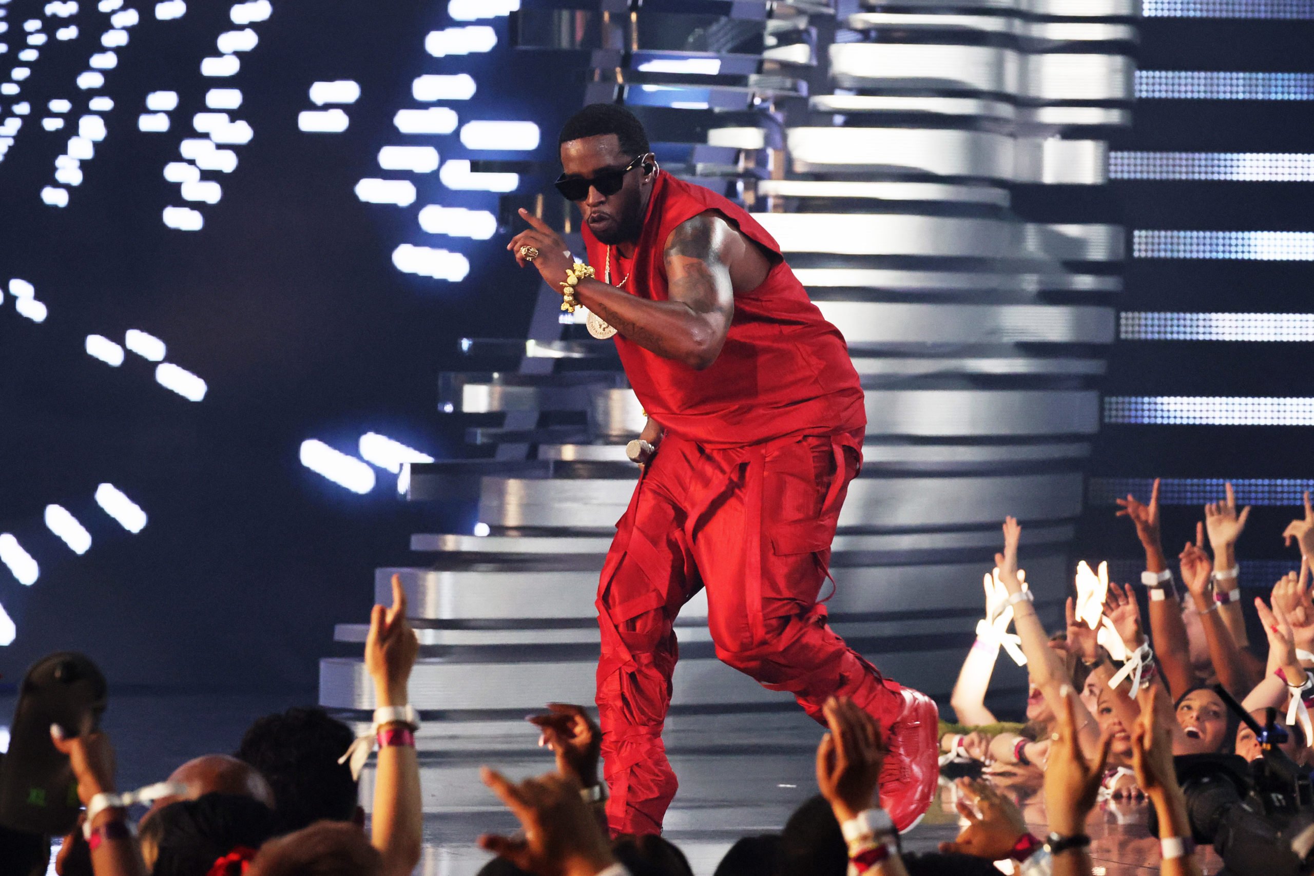NEWARK, NEW JERSEY - SEPTEMBER 12: Diddy performs onstage at the 2023 MTV Video Music Awards on September 12, 2023 in Newark, New Jersey. (Photo by Dia Dipasupil/Getty Images)