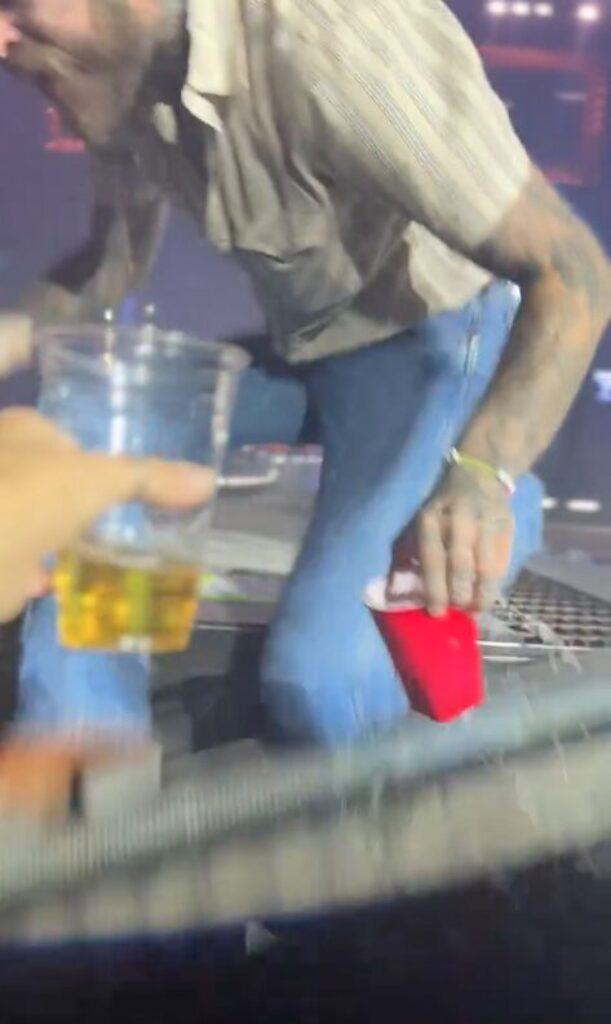 Fans Scream in Horror as Post Malone Takes Nasty Spill Off Stage While Toasting Fan [WATCH]