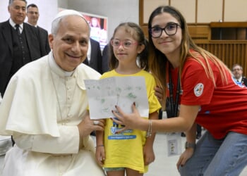 Pope Leo XIV speaks about war with visiting children from Ukraine