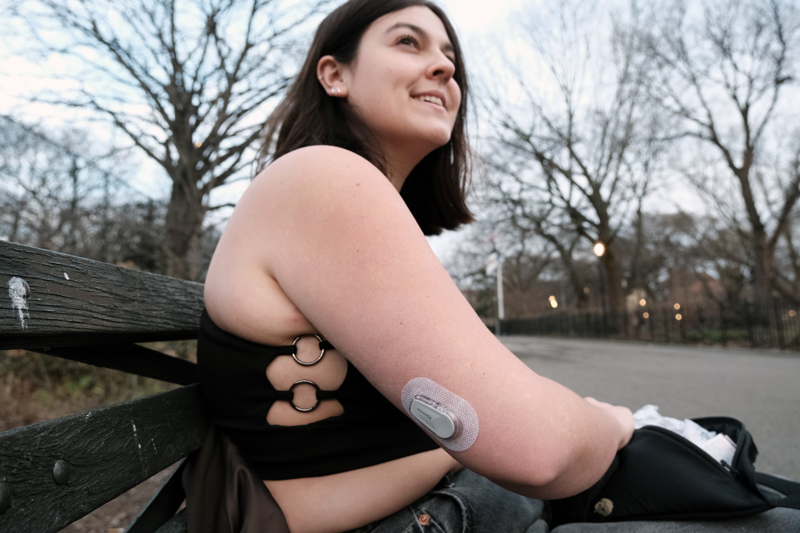 NEW YORK, NEW YORK - MARCH 02: Taylor Jane Stimmler, whose had type 1 diabetes since she was a teenager, displays her continuous glucose monitor she wears on her arm on March 02, 2023 in New York City. Drugmaker Eli Lilly announced yesterday that it will cap the out-of-pocket cost of its insulin at $35 a month. Medical experts believe that the unexpected move may compel other insulin makers in the U.S. to follow suit and cap their prices of insulin. For those without health insurance or a health plan, the cost of insulin can cost hundreds or thousands of dollars a month for a diabetic. Spencer Platt/Getty Images