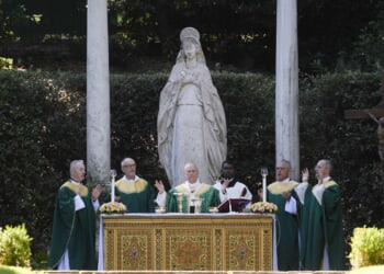 Pope Leo XIV celebrates Mass for creation with Latin prayers in Castel Gandolfo gardens