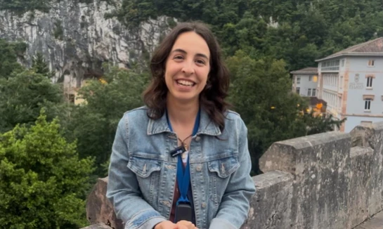 Nuria Leal, presenter of JEMJ 2025. Credit: EWTN News
