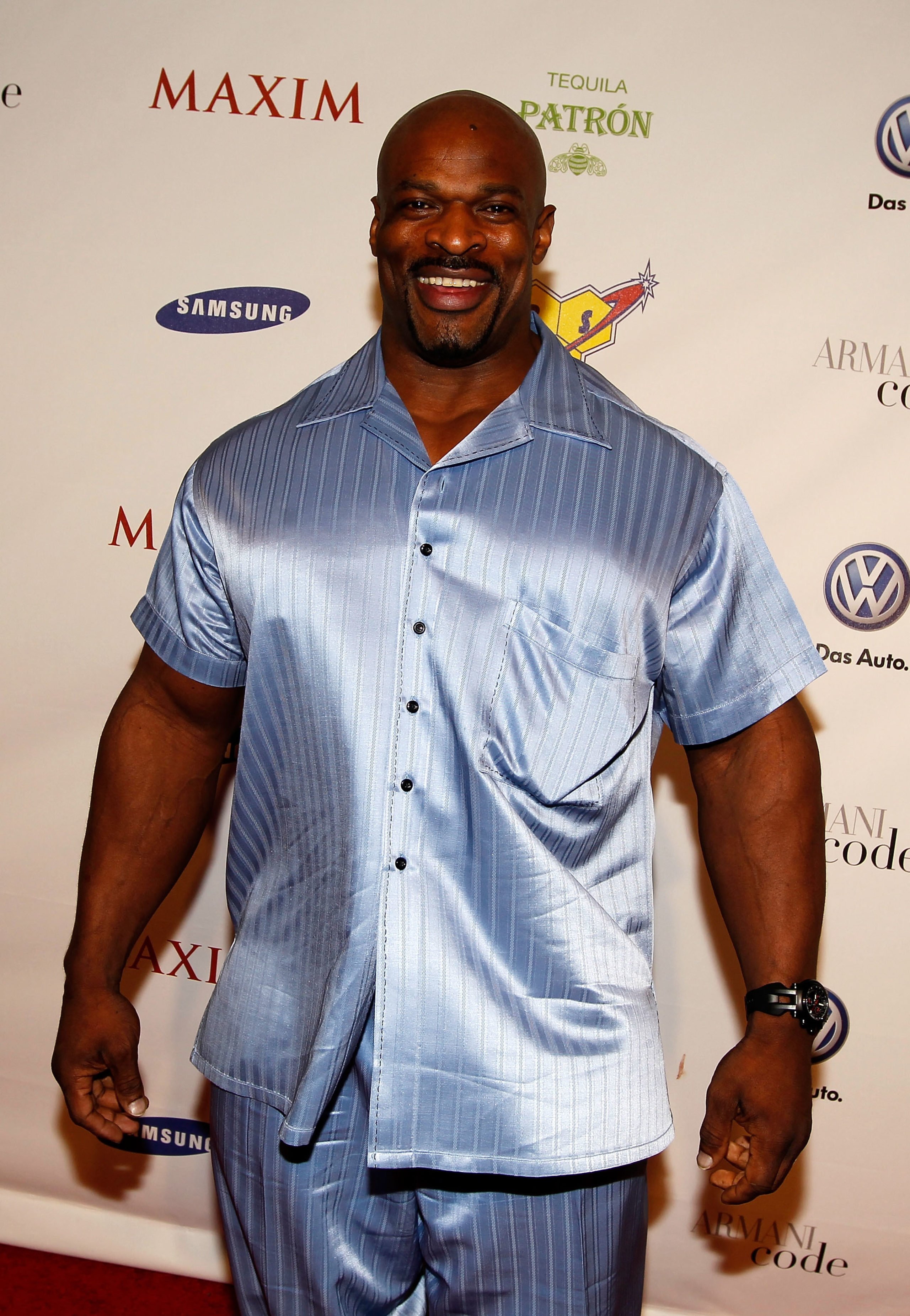 MIAMI - FEBRUARY 06: Former Bodybuilder Ronnie Coleman attends the 2010 Maxim Party at The Raleigh on February 6, 2010 in Miami, Florida. (Photo by Christopher Polk/Getty Images for Maxim)