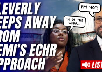 Cleverly Refuses to Back Badenoch's Position on Leaving ECHR – Guido Fawkes
