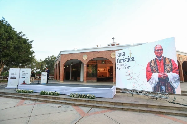 The presentation of Leo’s Route in Lambayeque, Peru. Credit: ANDINA/Presidency of Peru