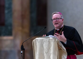 Bishop Robert Barron tells youth in Rome: Listen to God’s voice and accept his mission