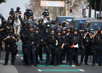 Downtown LA Descends Into Anarchy During Anti-ICE Protest, Arrests Made [WATCH]