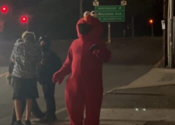 Elmo shows up to crash anti-ICE protest in Portland, X has a field day with video