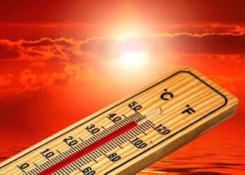 'Just step outside and feel the heat'