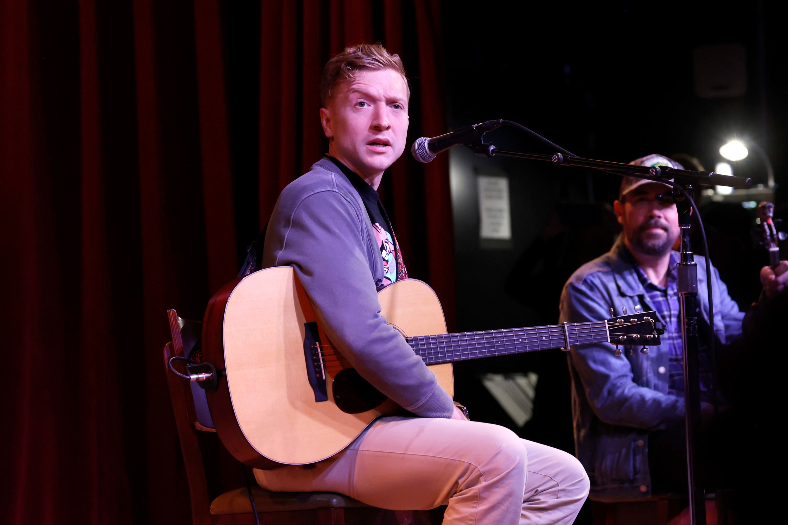 NASHVILLE, TENNESSEE - JANUARY 28: Tyler Childers performs during Hello From The Hills Benefiting Healing Appalachia And The Hello In There Foundation at City Winery Nashville on January 28, 2024 in Nashville, Tennessee. (Photo by Jason Kempin/Getty Images)