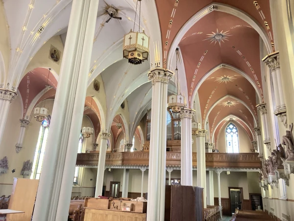The interior of St. Boniface Church in Manitowoc, Wisconsin. Credit: John Maurer