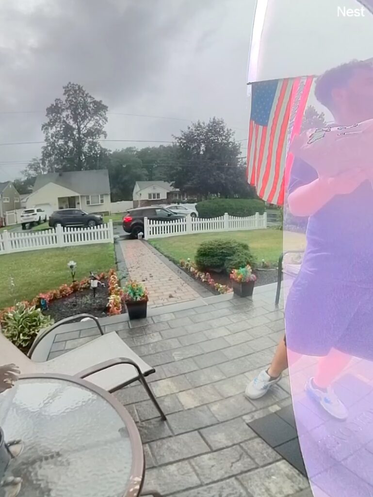 Wild Video Shows New Jersey Deliveryman Nearly Struck by Lightning While Dropping Off Food [WATCH]