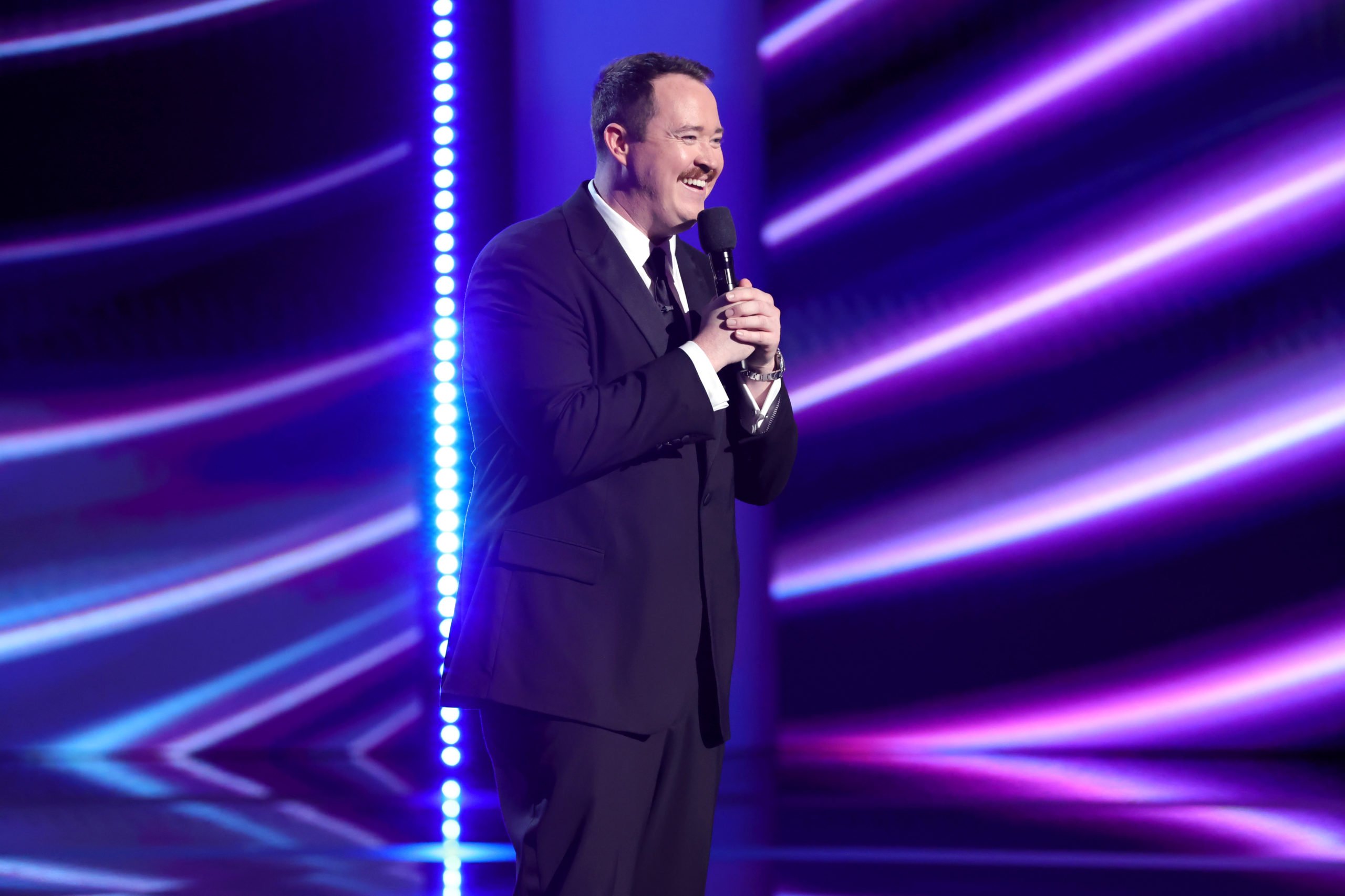HOLLYWOOD, CALIFORNIA - JULY 16: Shane Gillis speaks onstage during the 2025 ESPY Awards at Dolby Theatre on July 16, 2025 in Hollywood, California. (Photo by Kevin Winter/Getty Images)