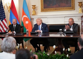 Armenian and Azerbaijan presidents sign historic peace deal at White House