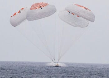 Astronauts return to Earth after spending 5 months at the International Space Station