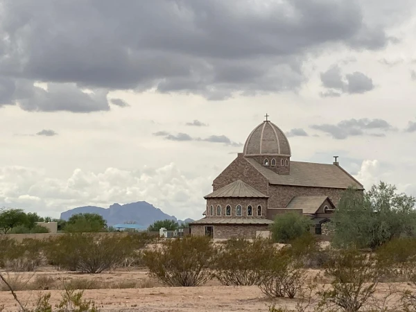 The Our Lady of Solitude Monastery in Tonopah, Arizona. Credit: Photo courtesy of Mother Marie Andre Campbell