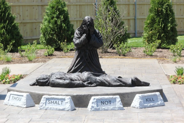 The statue