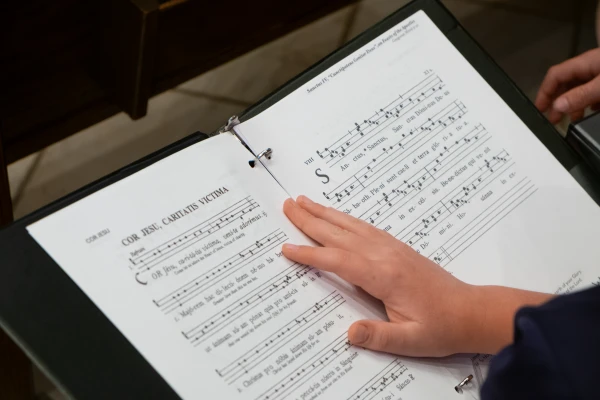 Canticle Chant Camp was held at St. Thomas the Apostle Parish in Ann Arbor, Michigan, July 28 to Aug. 1, 2025, and attended by more than 40 children and teens. It ended with a sung Mass. Credit: Martin Barillas