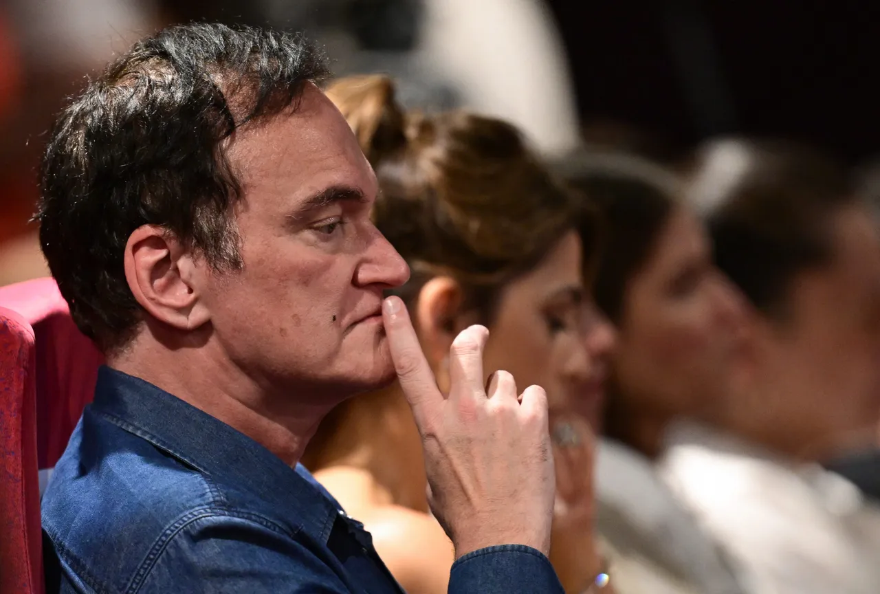 US director Quentin Tarantino attends a