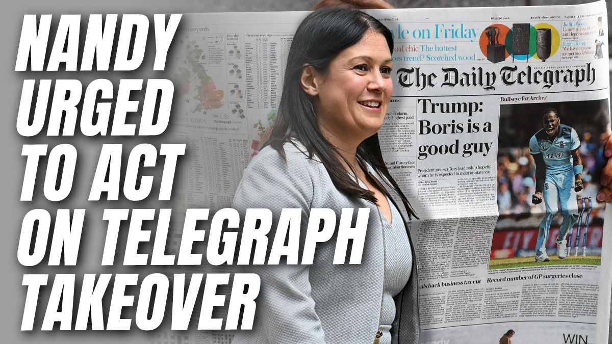 IDS Writes to Nandy Calling for ‘Urgent Action’ Over Alleged ‘China Links’ in Telegraph Takeover – Guido Fawkes