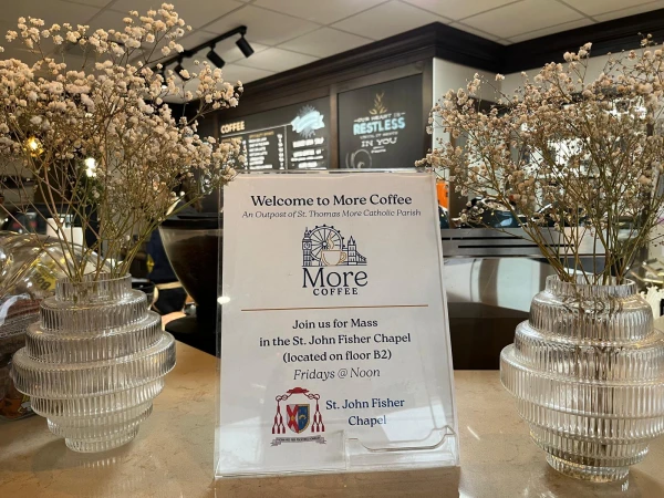 More Coffee is a new coffee shop owned by a parish in the Archdiocese of Denver that aims to serve as an outpost of evangelization. Credit: Francesca Fenton/CNA