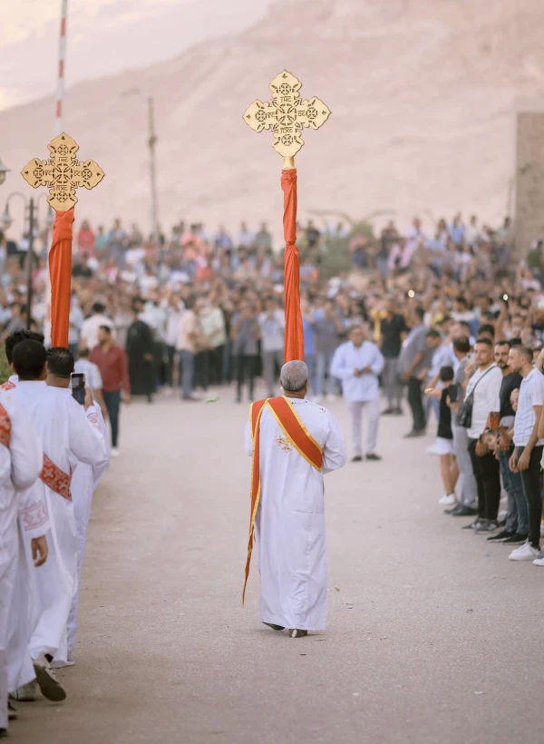 The well-known religious site also now hosts one of the largest annual religious celebrations in Egypt. Every year, from Aug. 7–22, during the feast of the Virgin Mary, the Holy Family’s visit to Assiut is celebrated. The celebrations draw massive crowds of pilgrims, particularly on the feast day of the Virgin, with attendance exceeding 750,000 people, according to ACI MENA. Credit: ACI MENA