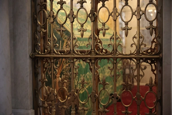 The Shrine of John the Baptist, within the Umayyad Mosque in Damascus, Syria, believed to house the saint's skull. Credit: Photo courtesy of ACI MENA