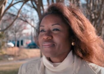 Black GOP nominee blasts white liberal’s racist protest sign